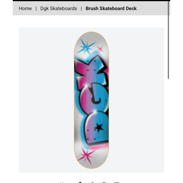 スケートボード デッキ 【DGK】 size 8.10-