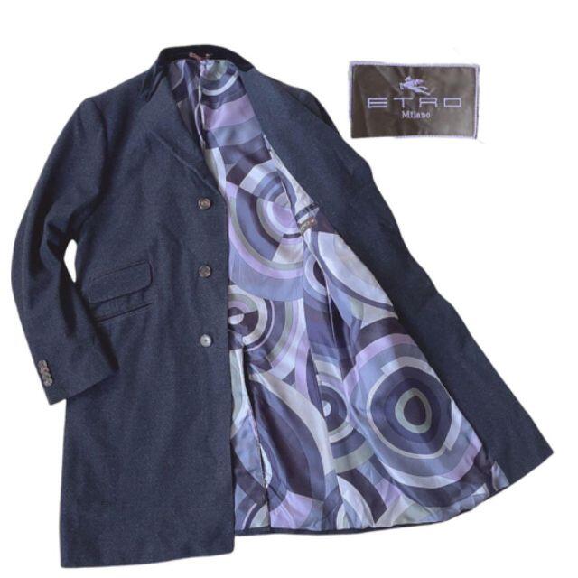 ETRO【高級総裏柄】エトロ ロングコート - チェスターコート