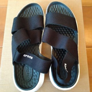 クロックス(crocs)のクロックス　ライトライド　ストレッチサンダル　W6(サンダル)