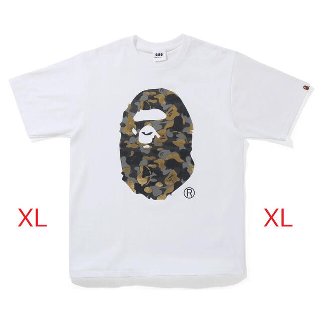メンズ限定コムデギャルソン大阪×エイプ 大猿Tシャツ XL 白 BAPE 21A/W