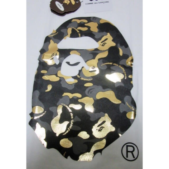 A BATHING APE(アベイシングエイプ)の限定コムデギャルソン大阪×エイプ 大猿Tシャツ XL 白 BAPE 21A/W メンズのトップス(Tシャツ/カットソー(半袖/袖なし))の商品写真