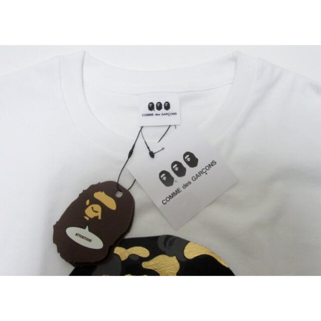 限定コムデギャルソン大阪×エイプ 大猿Tシャツ XL 白 BAPE 21A/W