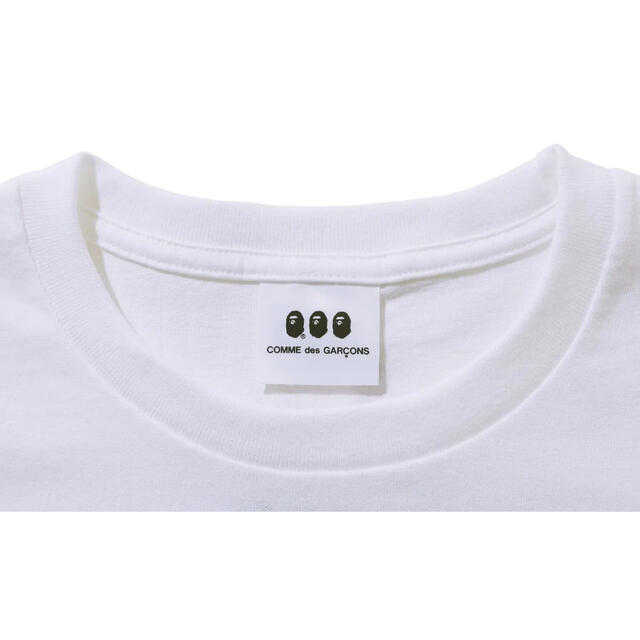 限定コムデギャルソン大阪×エイプ 大猿Tシャツ XL 白 BAPE 21A/W