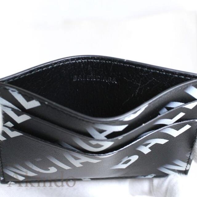バレンシアガ CASHカードホルダー カードケース BALENCIAGAロゴ 黒