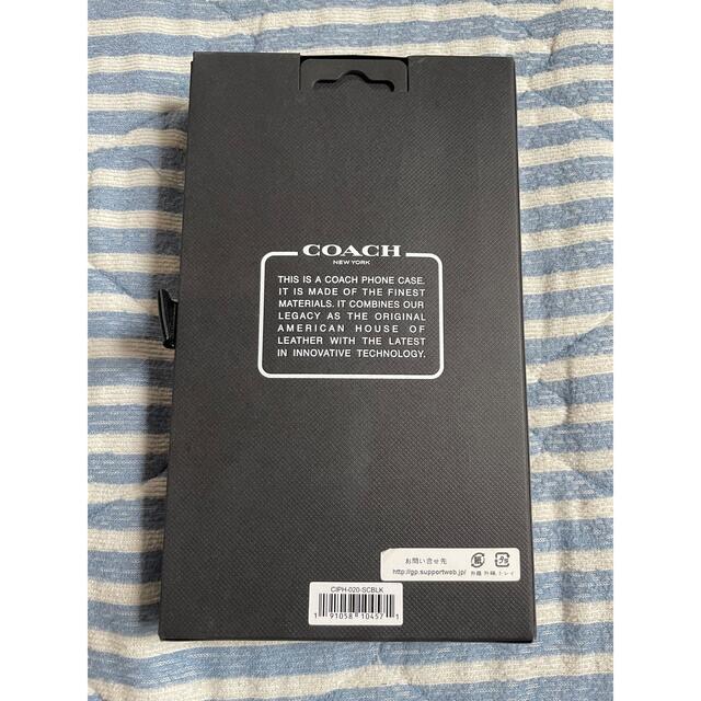 新品 COACH iPhone11 手帳型カバー シグネチャー コーチ ブラック 2