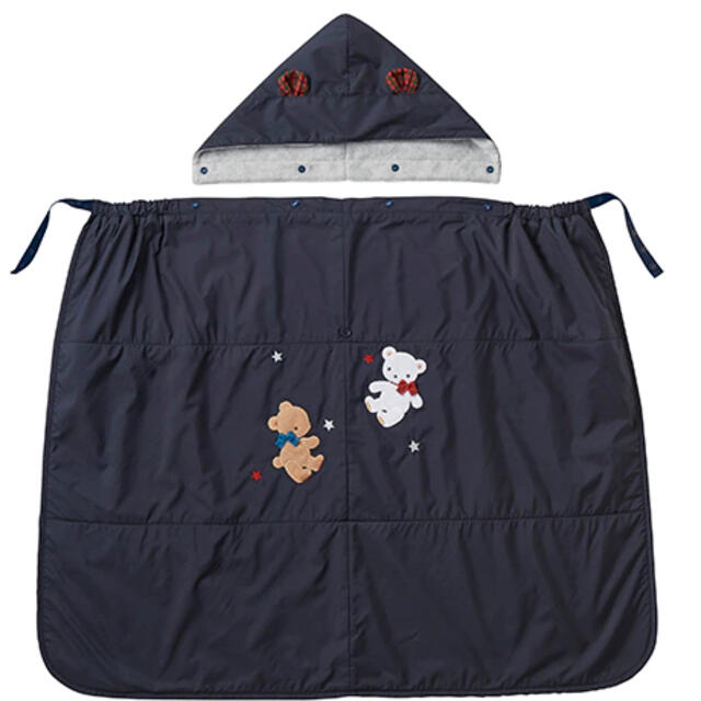 新品*ファミリア 3way ブランケット ケープ 完売 新品*ファミリア 3way ブランケット ケープ 完売