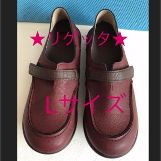 リゲッタ(Re:getA)の★ Re:getA リゲッタ　ワンベルト　モカシン　カジュアルシューズ　サイズL(スリッポン/モカシン)