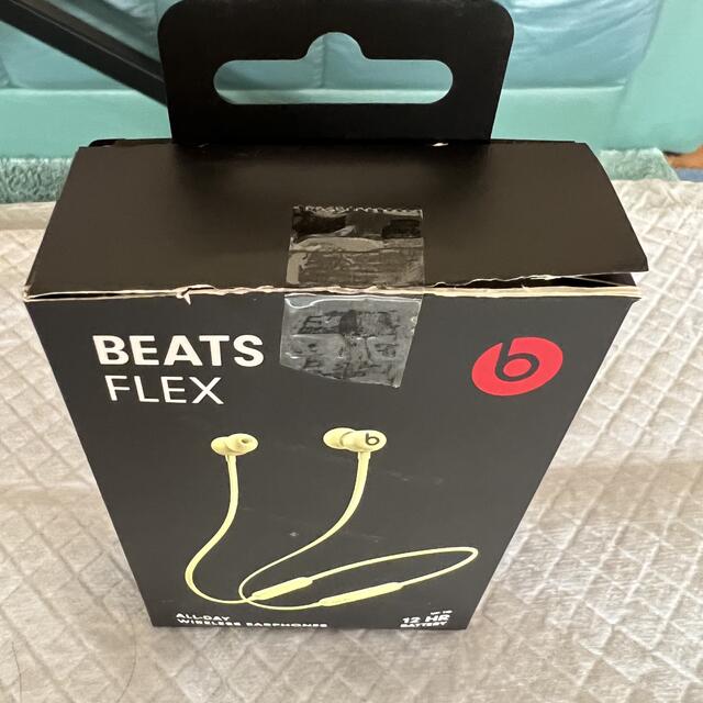 Beats by Dr Dre(ビーツバイドクタードレ)のBEATS FLEX ユズイエロー ワイヤレスイヤホン スマホ/家電/カメラのオーディオ機器(ヘッドフォン/イヤフォン)の商品写真