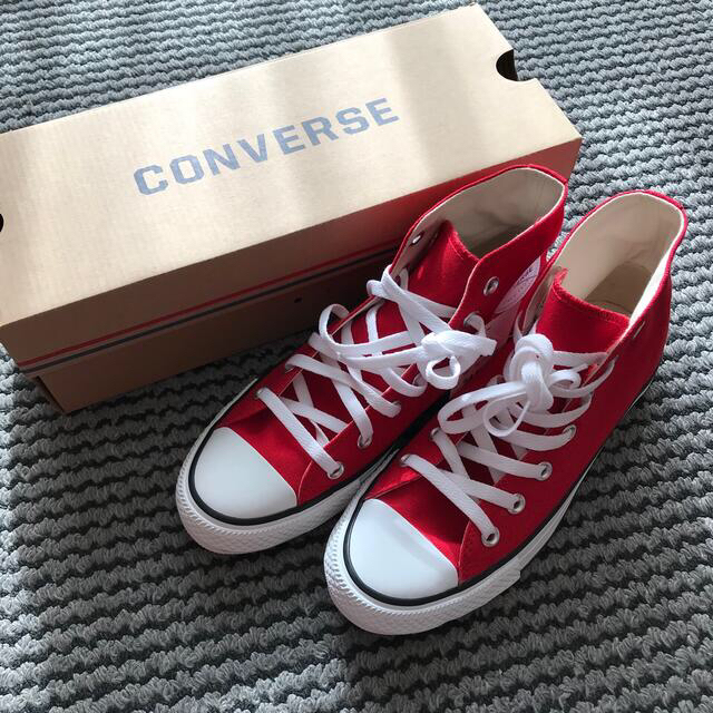 CONVERSE　スニーカー　ハイカット　赤