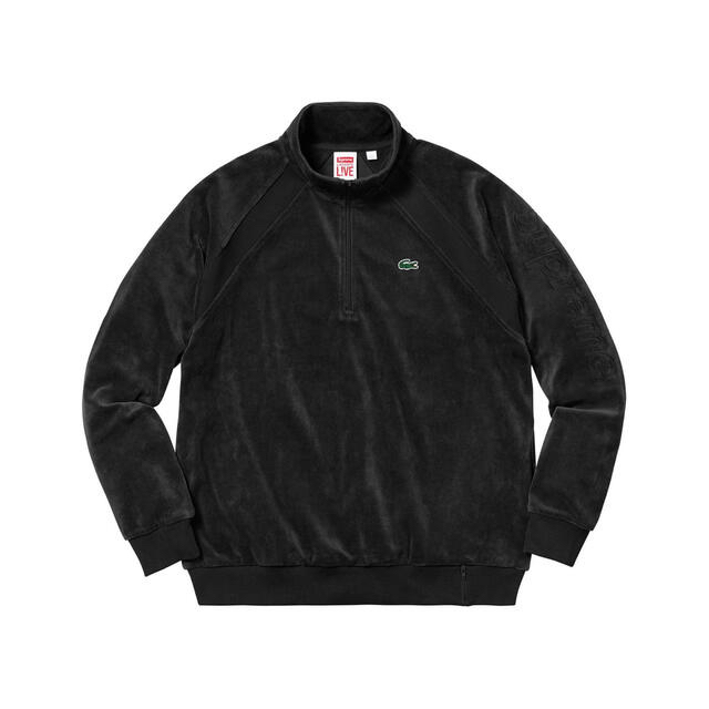 Supreme Lacoste ベロア ジップ Track Top Mサイズ