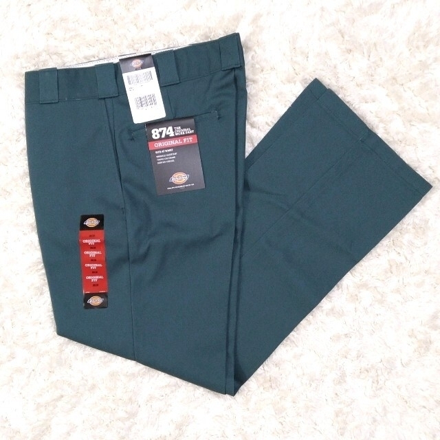 Dickies(ディッキーズ)の新品 ディッキーズ 874 USモデル W36×L30 リンカーングリーン LN メンズのパンツ(ワークパンツ/カーゴパンツ)の商品写真