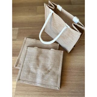 ムジルシリョウヒン(MUJI (無印良品))の無印良品 ジュートマイバッグ B5×3枚(トートバッグ)