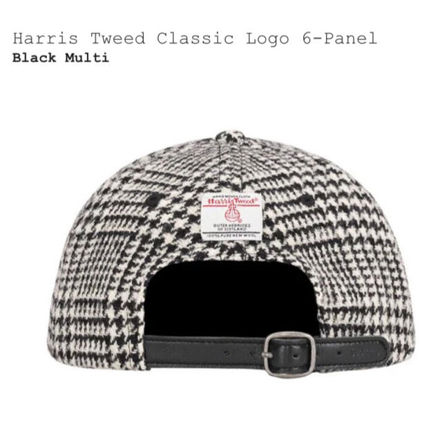 Supreme(シュプリーム)の21FW Harris tweed classic logo 6-panel メンズの帽子(キャップ)の商品写真