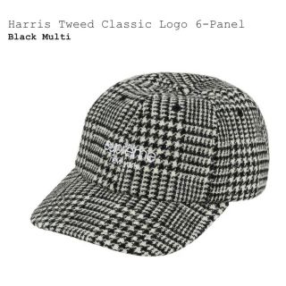 シュプリーム(Supreme)の21FW Harris tweed classic logo 6-panel(キャップ)