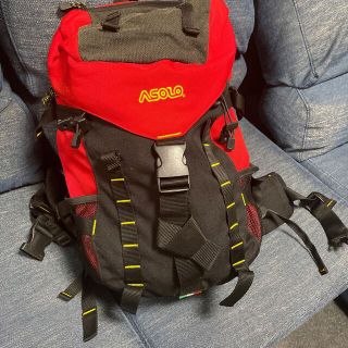 ジン様専用登山鞄　ザック　ASOLO 赤　レッド　アソロ(登山用品)