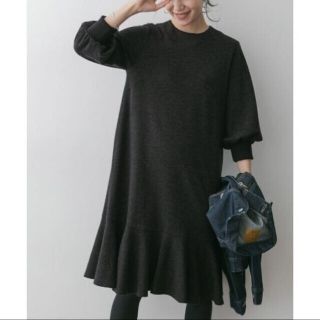 アーバンリサーチロッソ(URBAN RESEARCH ROSSO)のに様専用☆美品☆アーバンリサーチロッソ　裾フレアワンピース(ひざ丈ワンピース)