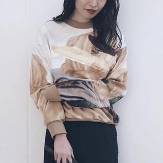 アメリヴィンテージ(Ameri VINTAGE)のAMERI ISABLLA PAINT SWEAT TOP(トレーナー/スウェット)