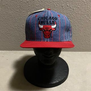 CHICAGO BULLS AJD製 デニムアジャスターCAP(キャップ)