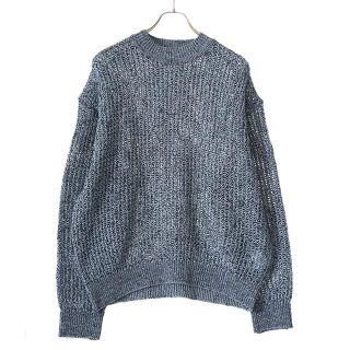 サンシー(SUNSEA)のyoke large meshed crew neck rib knit 3(ニット/セーター)