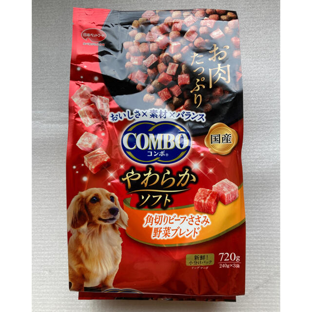 日本ペットフード 【6袋・焼きそば2ケース】CONBO コンボ やわらかソフト ドッグフードの通販 by ピロロ ドックフード 詰め合わせ 小分け2袋セット‼️