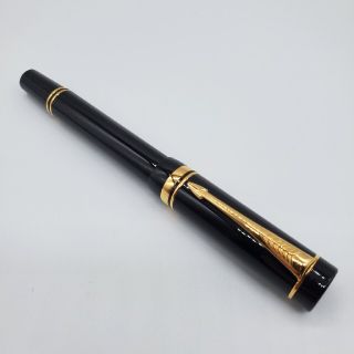 パーカー(Parker)のParker　パーカー　デュオフォールド　ブラック　ローラーボール　1990s(ペン/マーカー)