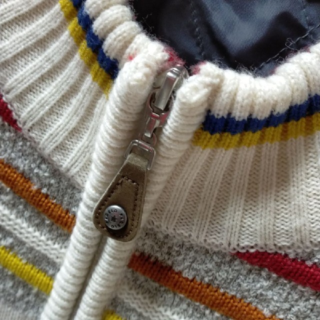 美品■アンジェロガルバス■3D 立体編み ニット セーター 刺繍 ワッペン LL