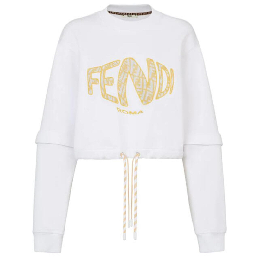 FENDI クロップドスウェットシャツ　トップス