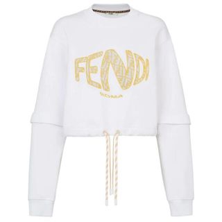 フェンディ(FENDI)のFENDI クロップドスウェットシャツ　トップス(Tシャツ(半袖/袖なし))