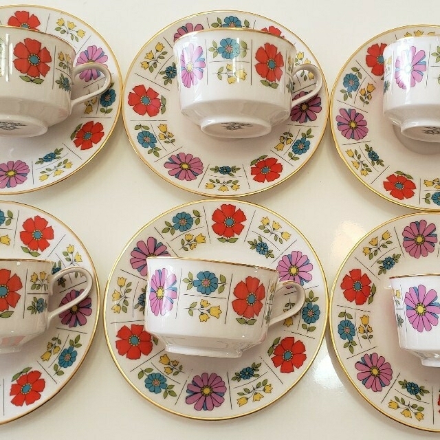 Noritake - 希少人気☆ノリタケオールド 昭和レトロ ポップな花 Noritake - 希少人気☆ノリタケオールド 昭和レトロ ポップな花