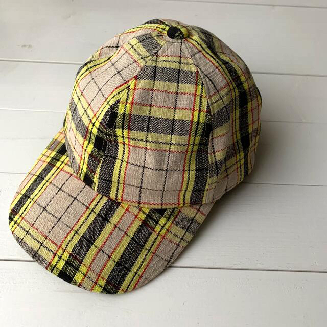 TOMORROWLAND(トゥモローランド)の【トゥモローランド購入】caban チェック　帽子 キャップ メンズの帽子(キャップ)の商品写真