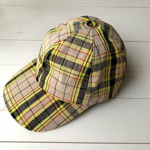 TOMORROWLAND(トゥモローランド)の【トゥモローランド購入】caban チェック　帽子 キャップ メンズの帽子(キャップ)の商品写真