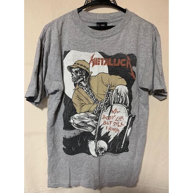 metallica pushead 90s Tシャツ vintageTシャツ/カットソー(半袖/袖なし)