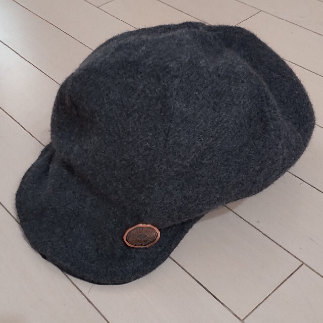 CA4LA - カシラ 帽子 キャスケット 秋冬用 グレー×緑チェック柄の通販