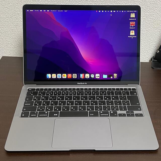 美品　M1 MacBook air 16GB 256GB  おまけ付き