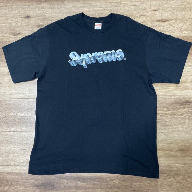 Supreme(シュプリーム)のSupreme Chrome Logo Tee L size メンズのトップス(Tシャツ/カットソー(半袖/袖なし))の商品写真