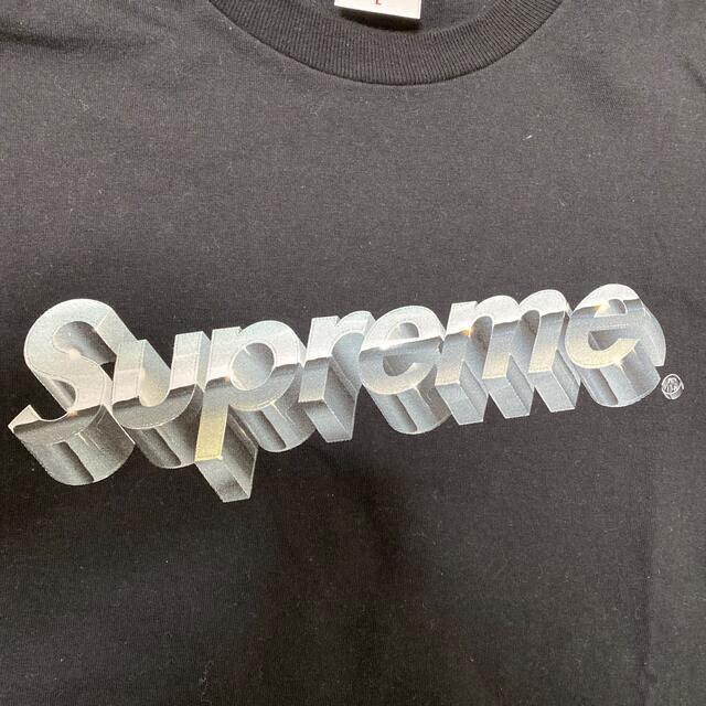 Supreme(シュプリーム)のSupreme Chrome Logo Tee L size メンズのトップス(Tシャツ/カットソー(半袖/袖なし))の商品写真