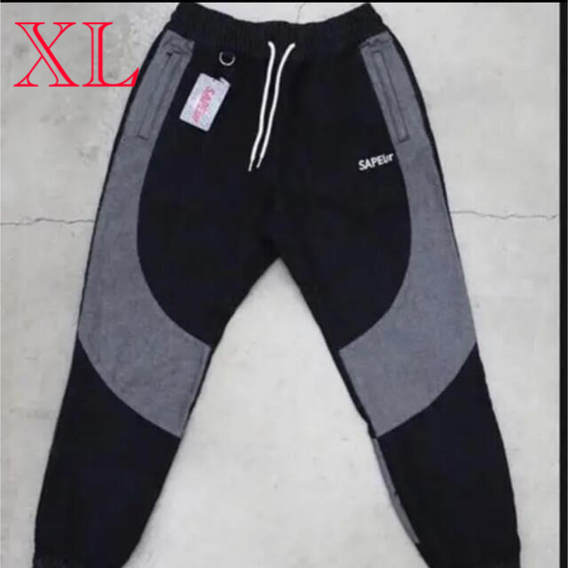 SAPEur サプール TRACK PANTS BLACK XLパンツ