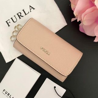 フルラ(Furla)の最新モデル 【新品】FURLA フルラキーケース ピンク(キーケース)