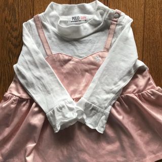 ポロ(POLO（RALPH LAUREN）)のPOLO Baby 長袖 チュニック　70cm(シャツ/カットソー)