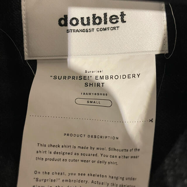 Supreme ガイコツ チェックシャツ ネルシャツの通販 by R ｜シュプリームならラクマ - doublet surprise! ドクロ 最新品お得