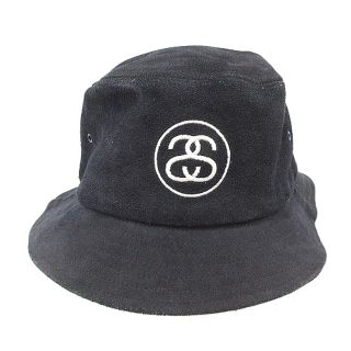 ステューシー(STUSSY)のステューシー SSリンクロゴ バケットハット S/M 黒(その他)