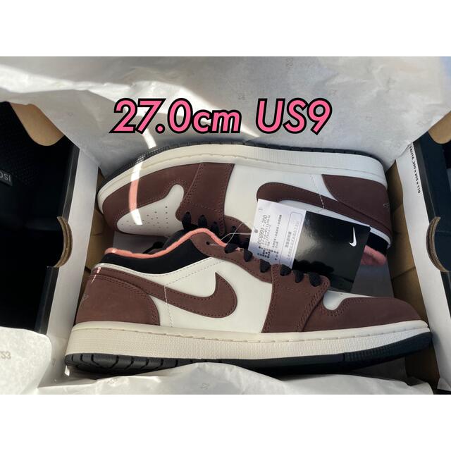 NIKE(ナイキ)のNIKE AIR JORDAN 1 LOW LIGHT CHOCOLATE メンズの靴/シューズ(スニーカー)の商品写真