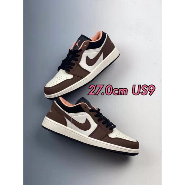 NIKE(ナイキ)のNIKE AIR JORDAN 1 LOW LIGHT CHOCOLATE メンズの靴/シューズ(スニーカー)の商品写真