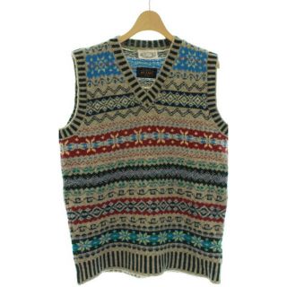ジャミーソンズ ベストの通販 95点 | フリマアプリ ラクマ 買い物 別注 ジャミーソンズ ニットベスト 総柄 ネイティブ L Jamieson’s ベスト