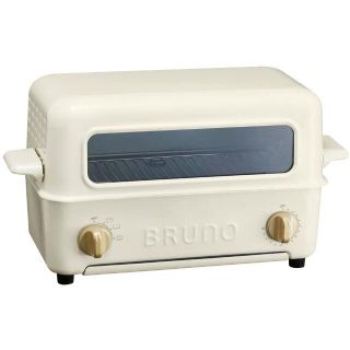 イデアインターナショナル(I.D.E.A international)の【BRUNO ブルーノ】 トースター グリル 2枚焼き 魚焼き ホワイト 白(調理機器)