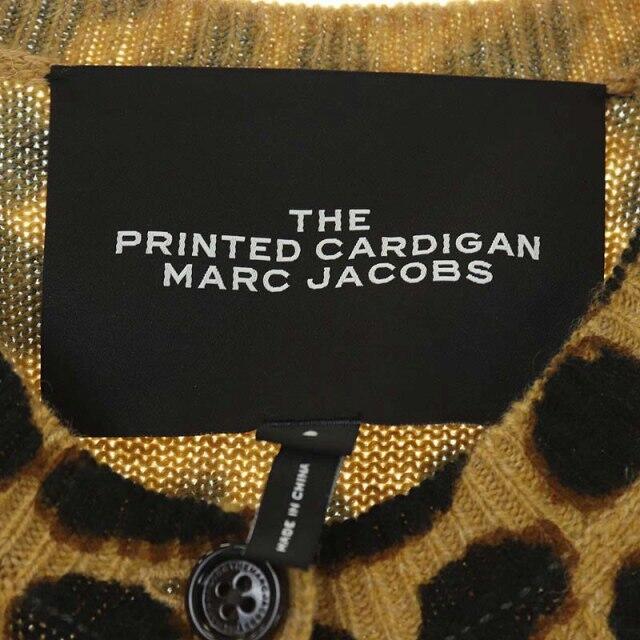 MARC JACOBS(マークジェイコブス)のマークジェイコブス レオパードカーディガン ニット 長袖 S キャメル 黒 茶 レディースのトップス(カーディガン)の商品写真