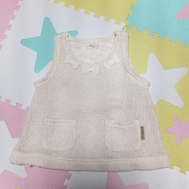 Biquette Club(ビケットクラブ)のビスケットクラブ ベスト キッズ/ベビー/マタニティのキッズ服女の子用(90cm~)(ニット)の商品写真