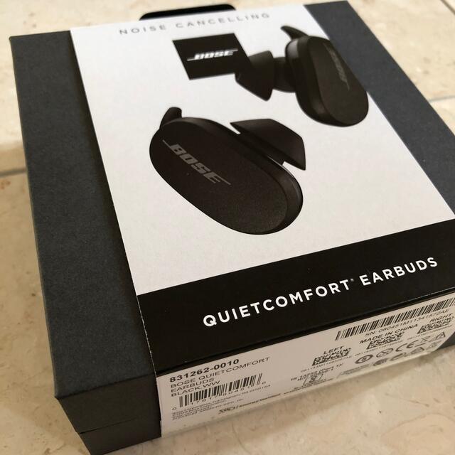 BOSE(ボーズ)の値下げ！【新品】Bose Quiet Comfort Earbuds ブラック スマホ/家電/カメラのオーディオ機器(ヘッドフォン/イヤフォン)の商品写真