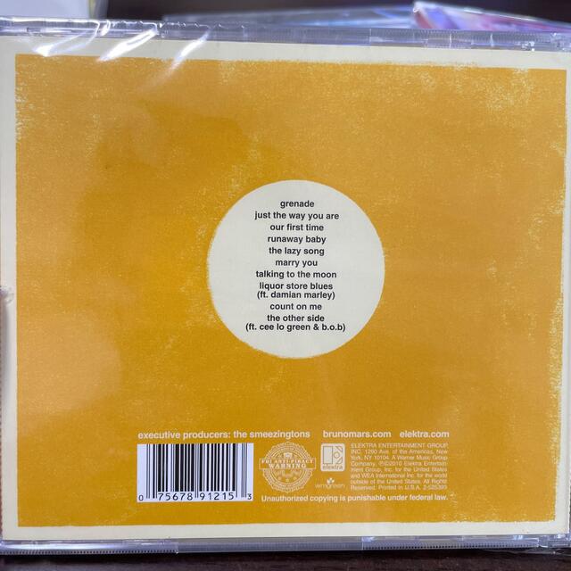 CD bruno mars  エンタメ/ホビーのCD(ポップス/ロック(洋楽))の商品写真