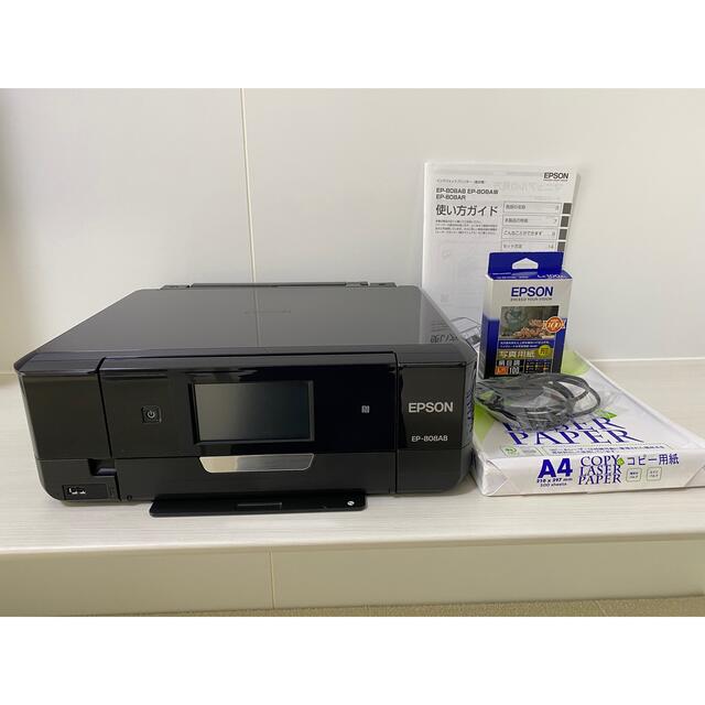 EPSON エプソン プリンター カラリオ EP-808AB 【人気商品】 6200円